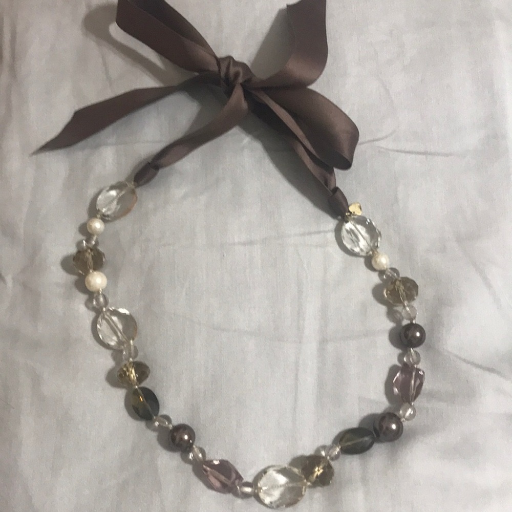 Stella and Dot vintage stone necklace